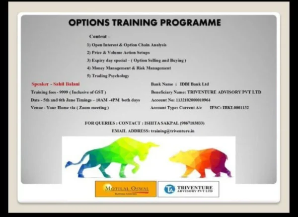 Triventures Options Training Program 2021