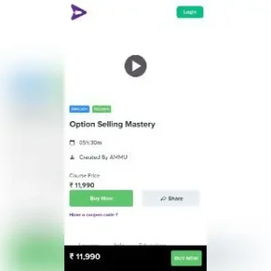 Ammu Mahadevan Option Selling Mastery Course 2024