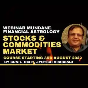 Sunil Dixit Financial Astrology for Stock and Commodity Market Course