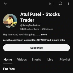 Stocks Trader - Atul Patel Swing Trading Course 2024